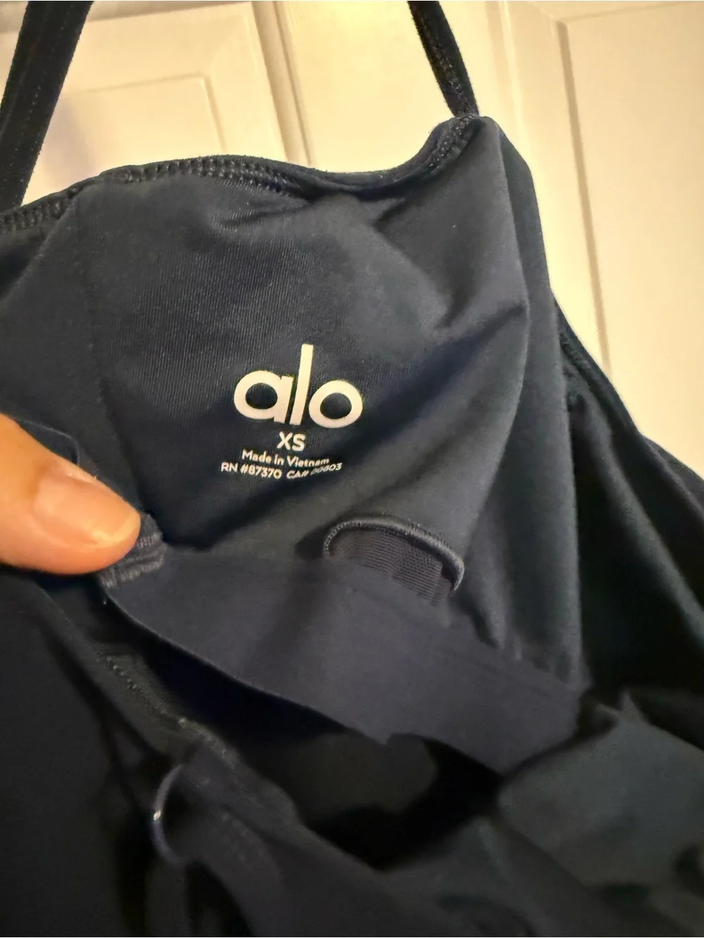 Alo Yoga Athletic Dress Size XS Navy Blue With Built In Shorts Workout Activewea